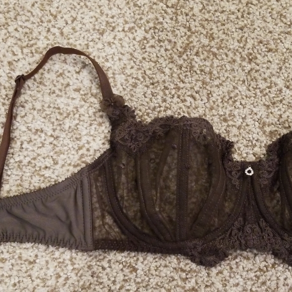 NWT Ajour Alicia Balconette Bra- Chocolate - Picture 4 of 6
